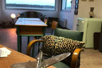 Vue du Club House MHPLanes sur l'aérodrome de Briare