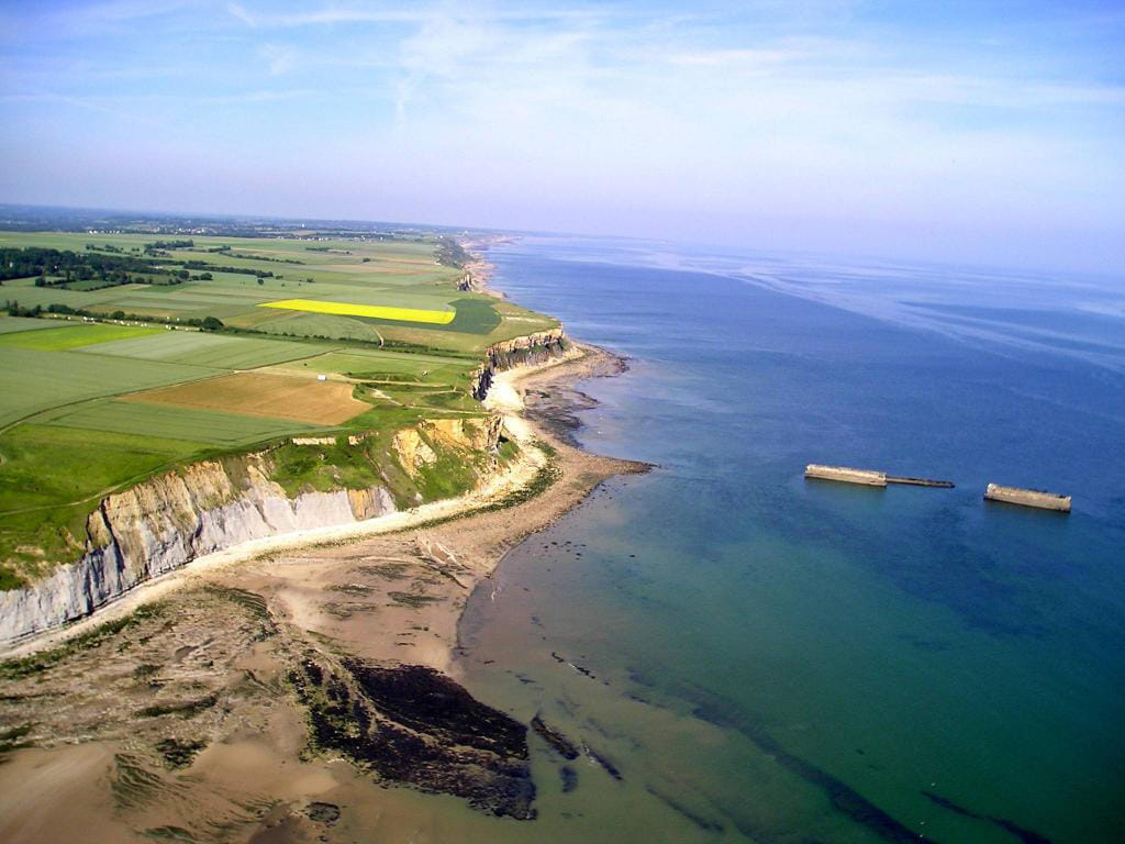 La côte normande et son littoral ✈️