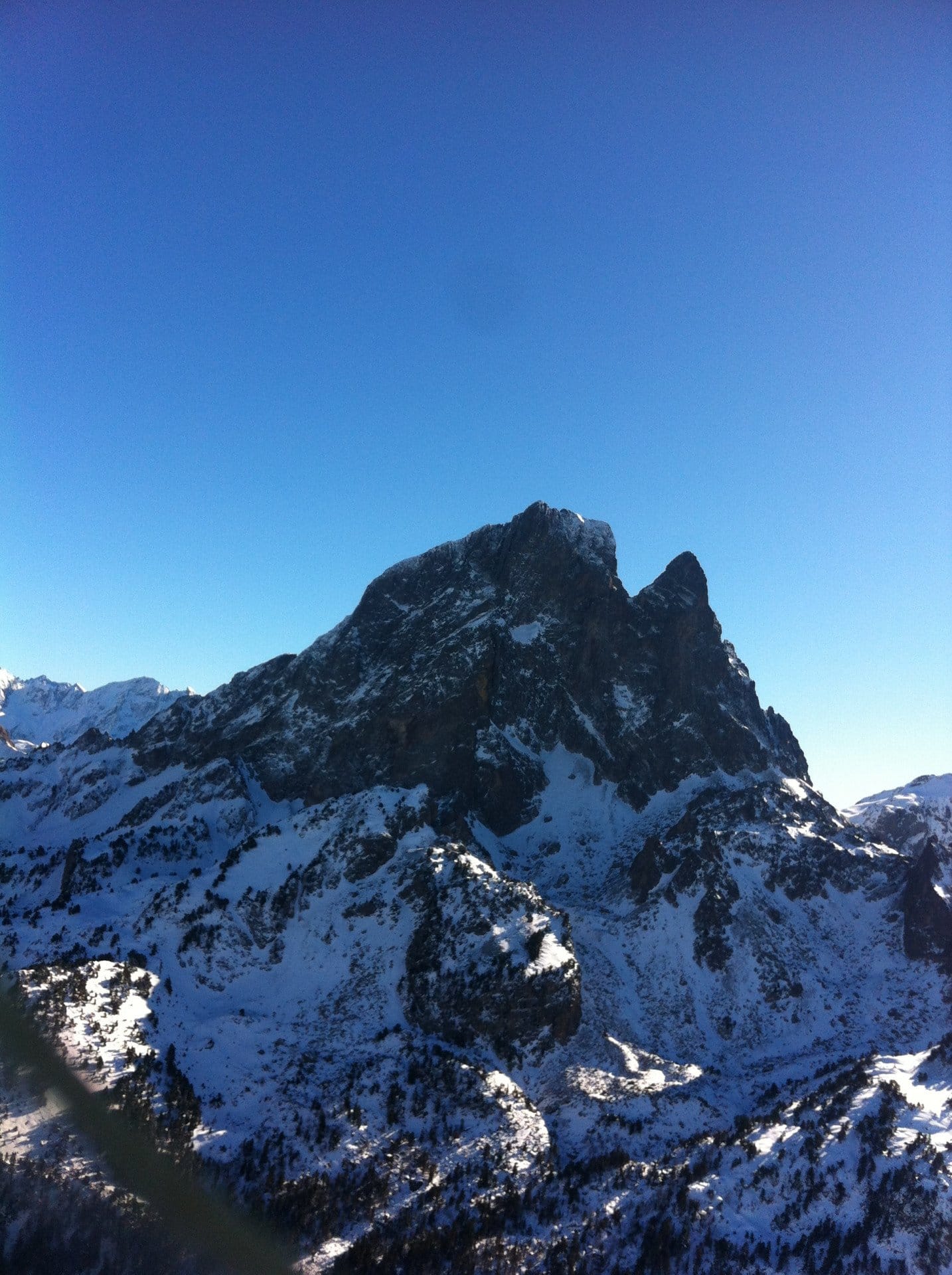 la côte basque vue du ciel