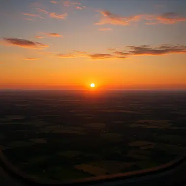 Sonnenuntergang über der Oberpfalz – Ein Flug zum Staunen