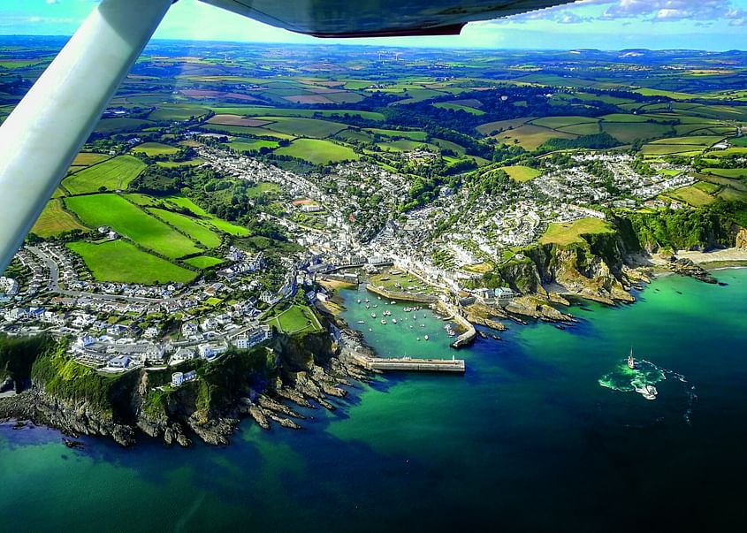 St Ives, St Michaels Mount Coastal flight experience