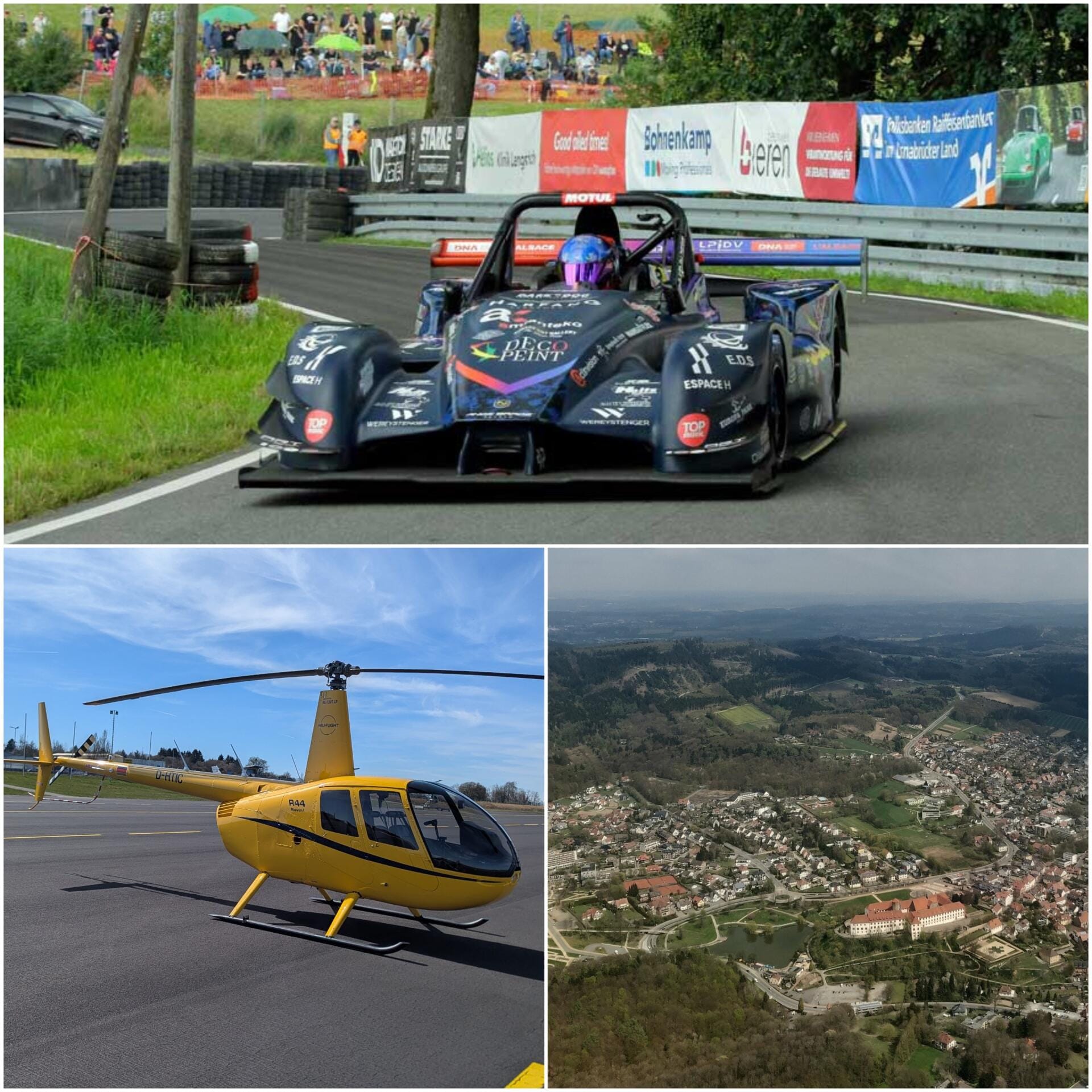 58. Osnabrücker ADAC Bergrennen - Hubschrauber Rundflug
