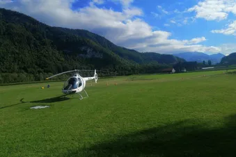 Vol panoramique en hélico au départ de Sion (1h)
