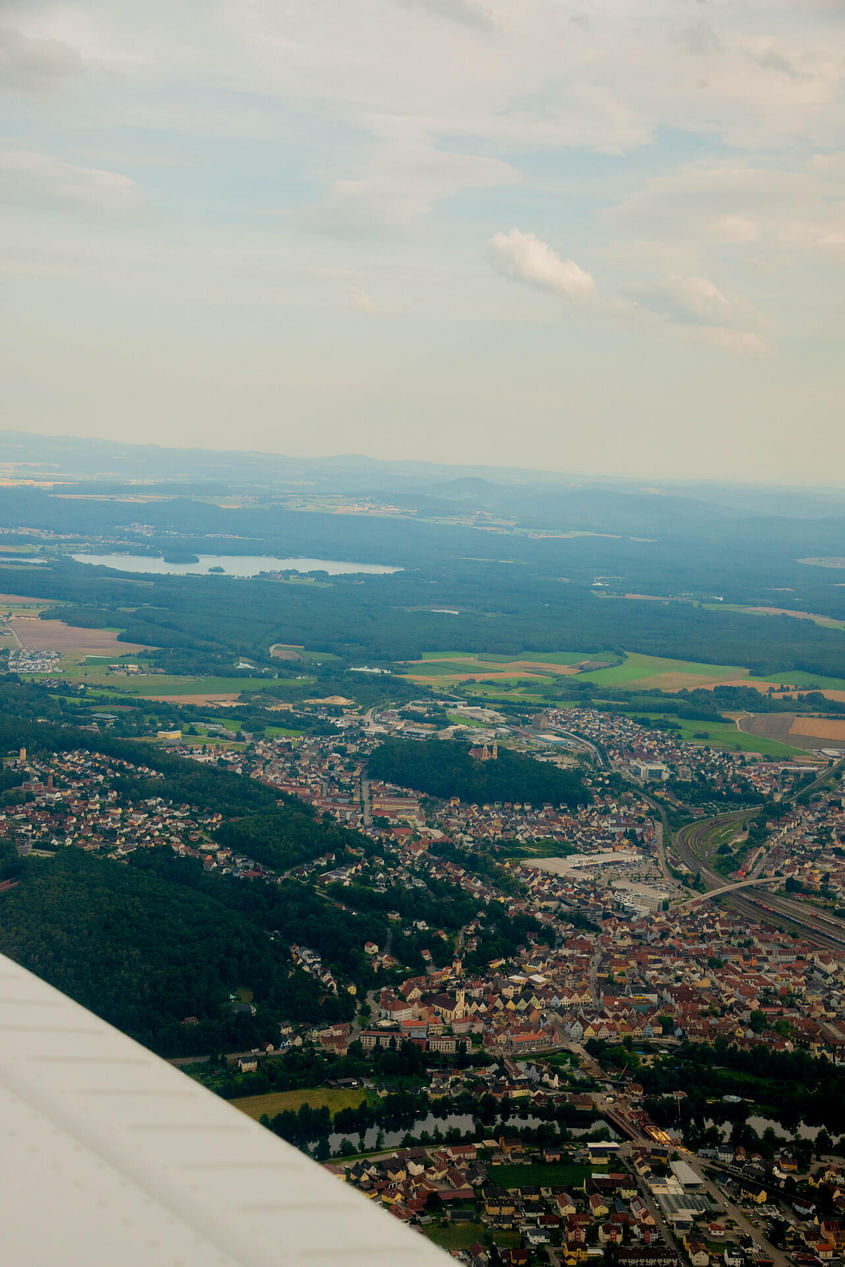 Rundflug über die Oberpfalz