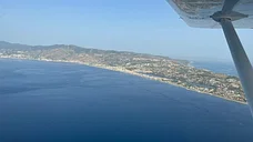 Ganzirri lake and Messina city