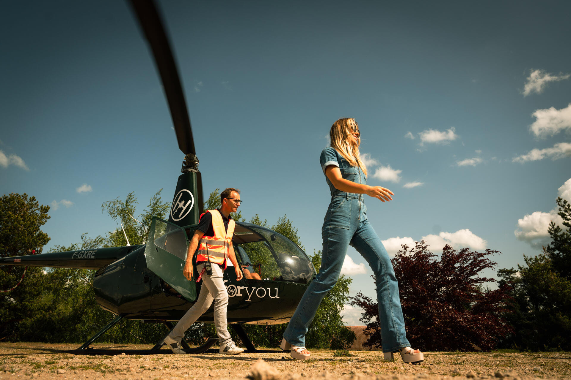 Toulouse et ses alentours en hélicoptère - 30 min