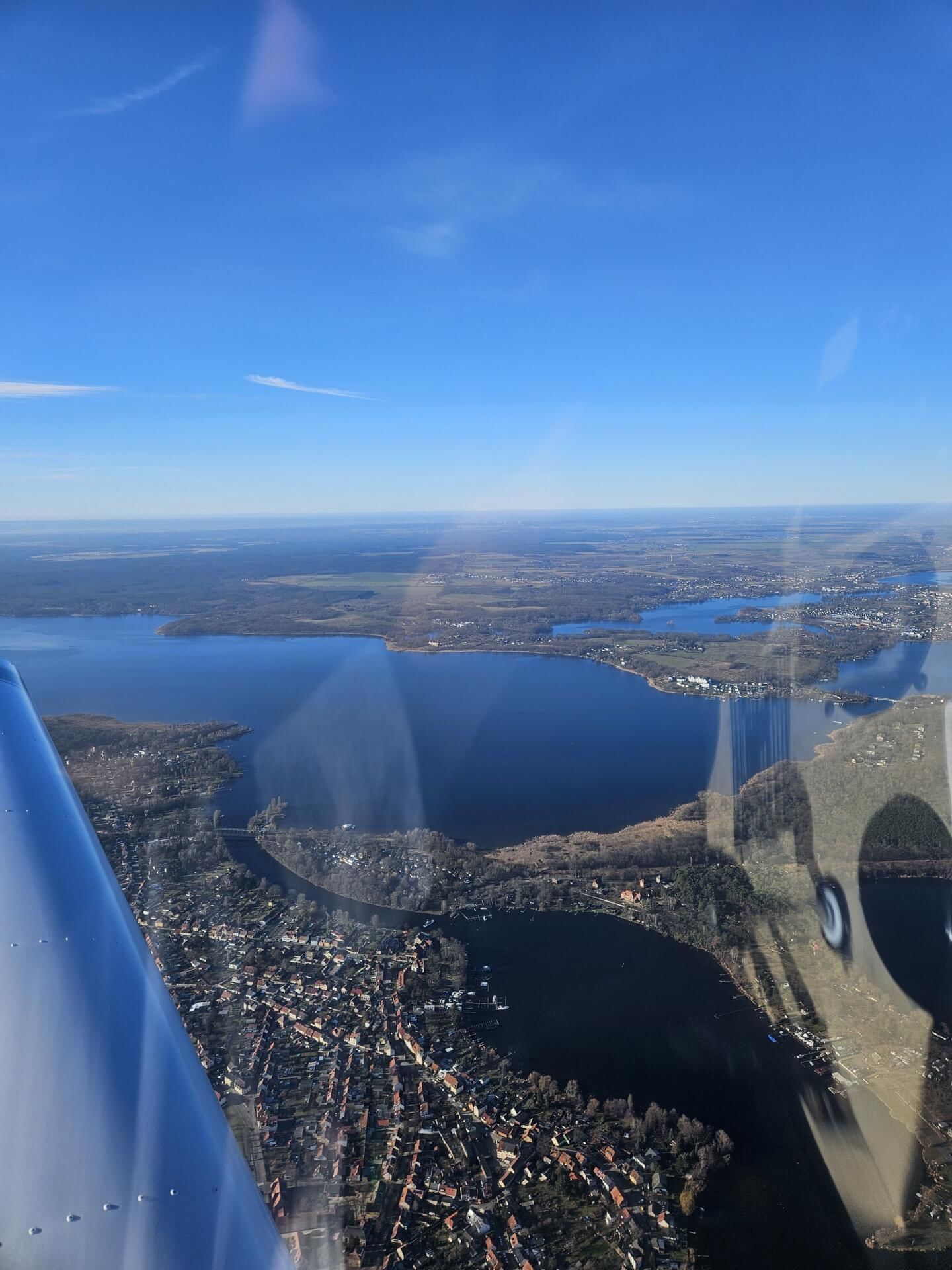 Rundflug über Potsdam