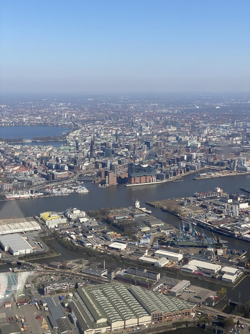 Hamburg aus der Luft