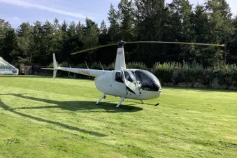 London heli lanes flight from Cambridge