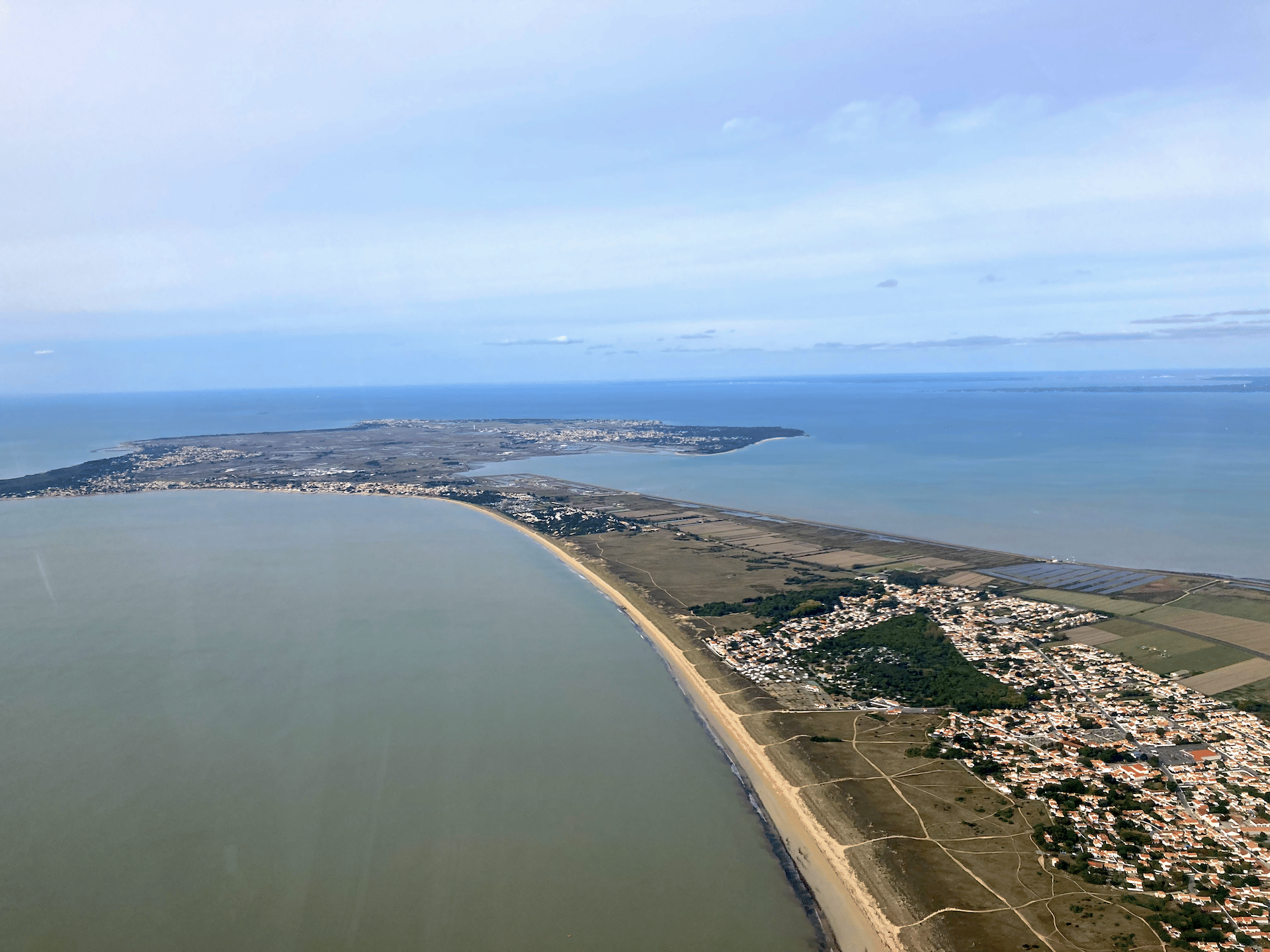La grande plage de sable de Noirmoutier
