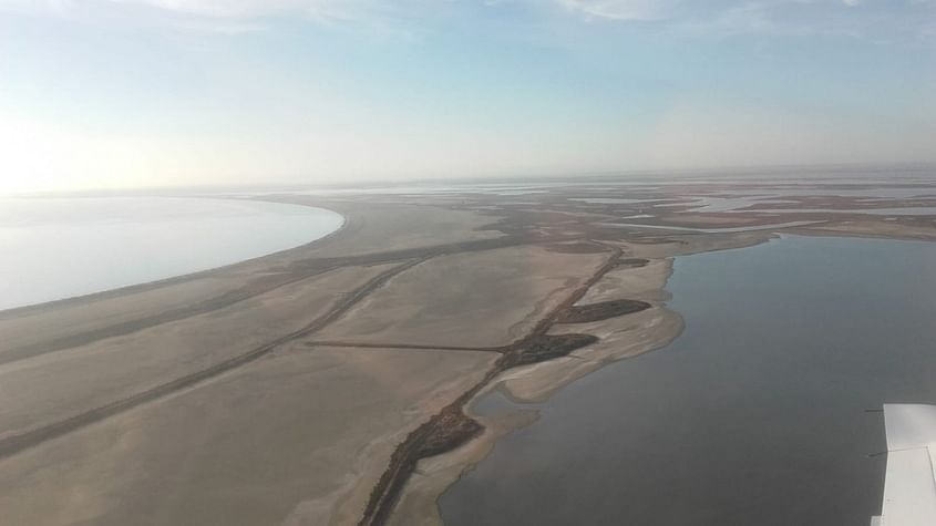 Survol en avion de la Camargue, Arles... en Diamond