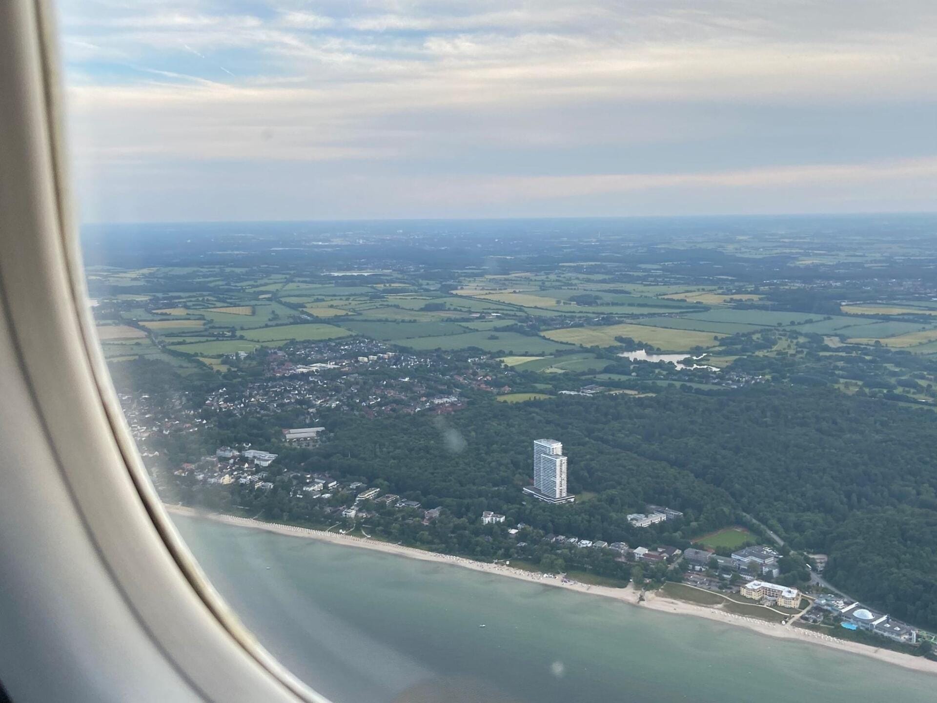Rundflug über Fehmarn
