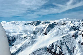 Blick in die Atemraubende Alpen-Welt