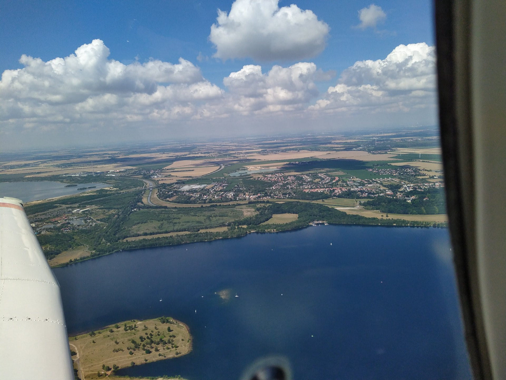 Gästeflug ab Riesa über Leipzig und das Neuseenland