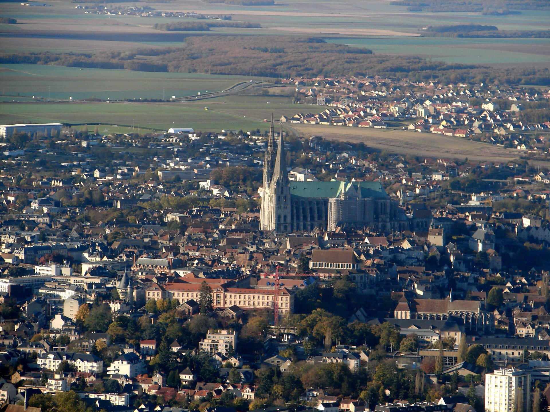 A la découverte des environs de Chartres vu du ciel !
