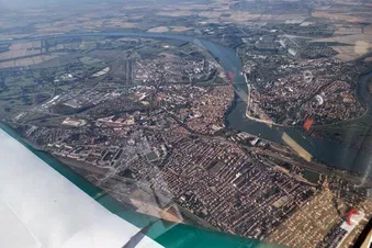 Balade aérienne en Camargue et Salins de Giraud