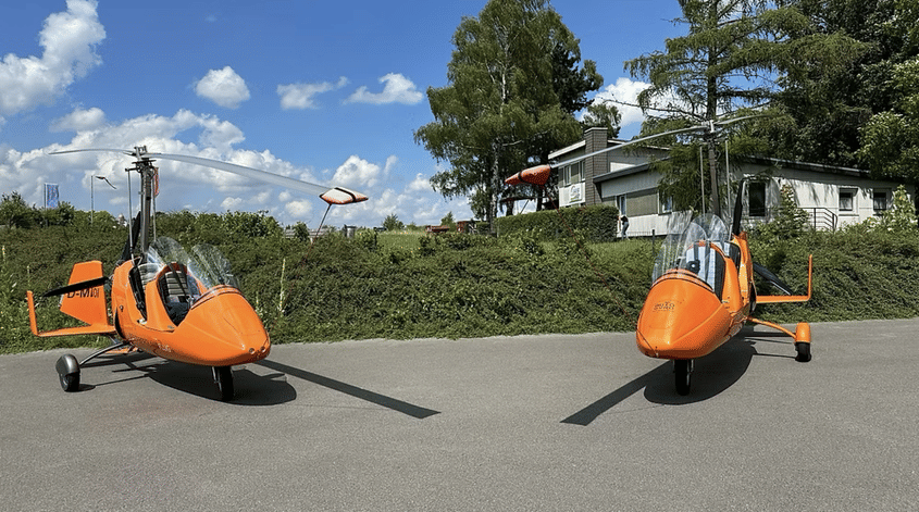 60 Minuten Rundflug im Gyrocopter