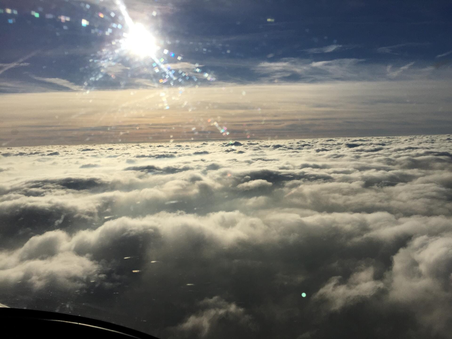 über den Wolken ...