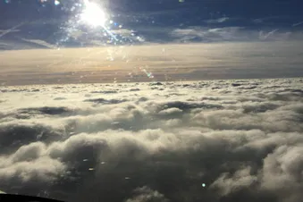 über den Wolken ...