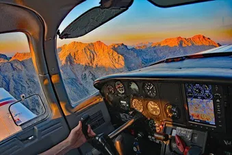 Gebirgsflug - Watzmann und Dachstein