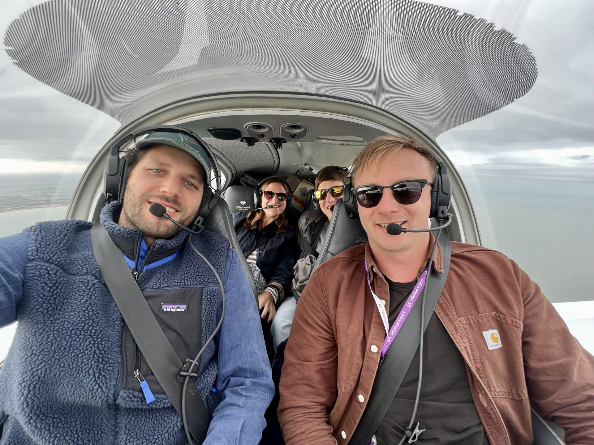 Sightseeing flight over Texel and Amsterdam