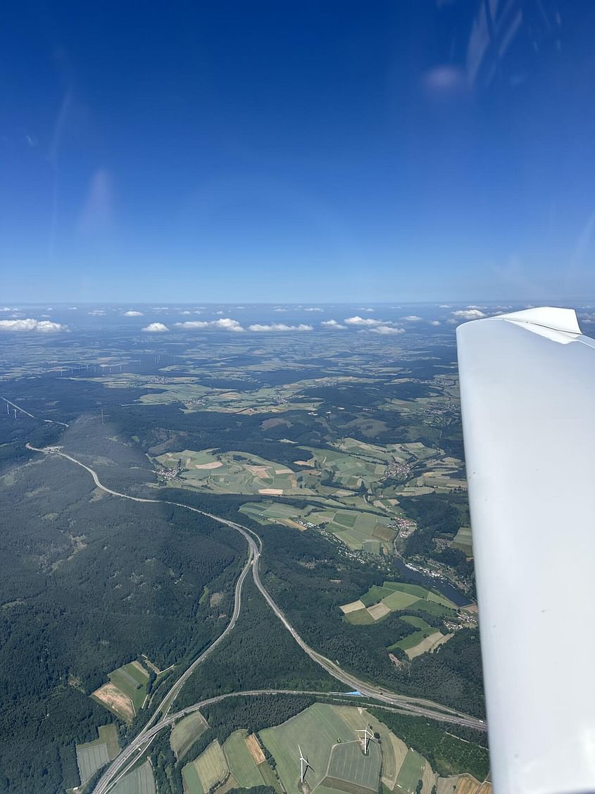 Flug von Karlsruhe nach Bremen
