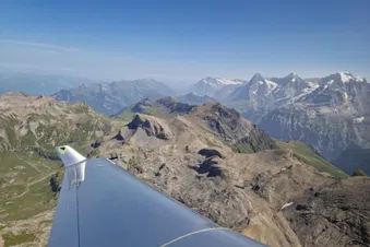 Scenic flight to Jungfrau