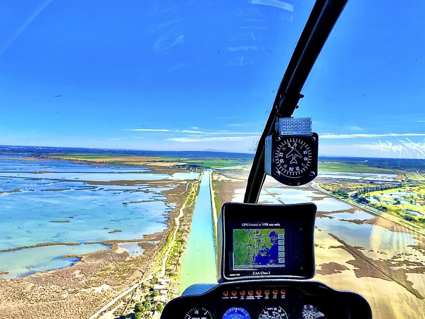 Vol - Littoral, Salins du Midi et Étang de Thau en hélico