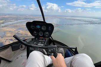 La Camargue en hélicoptère