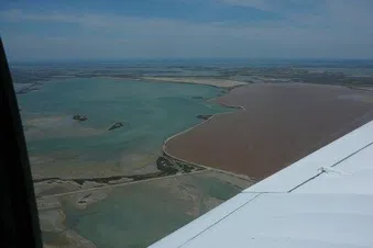 Balade aérienne en Camargue et Salins de Giraud