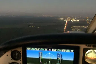 retour a Lognes au lever du soleil