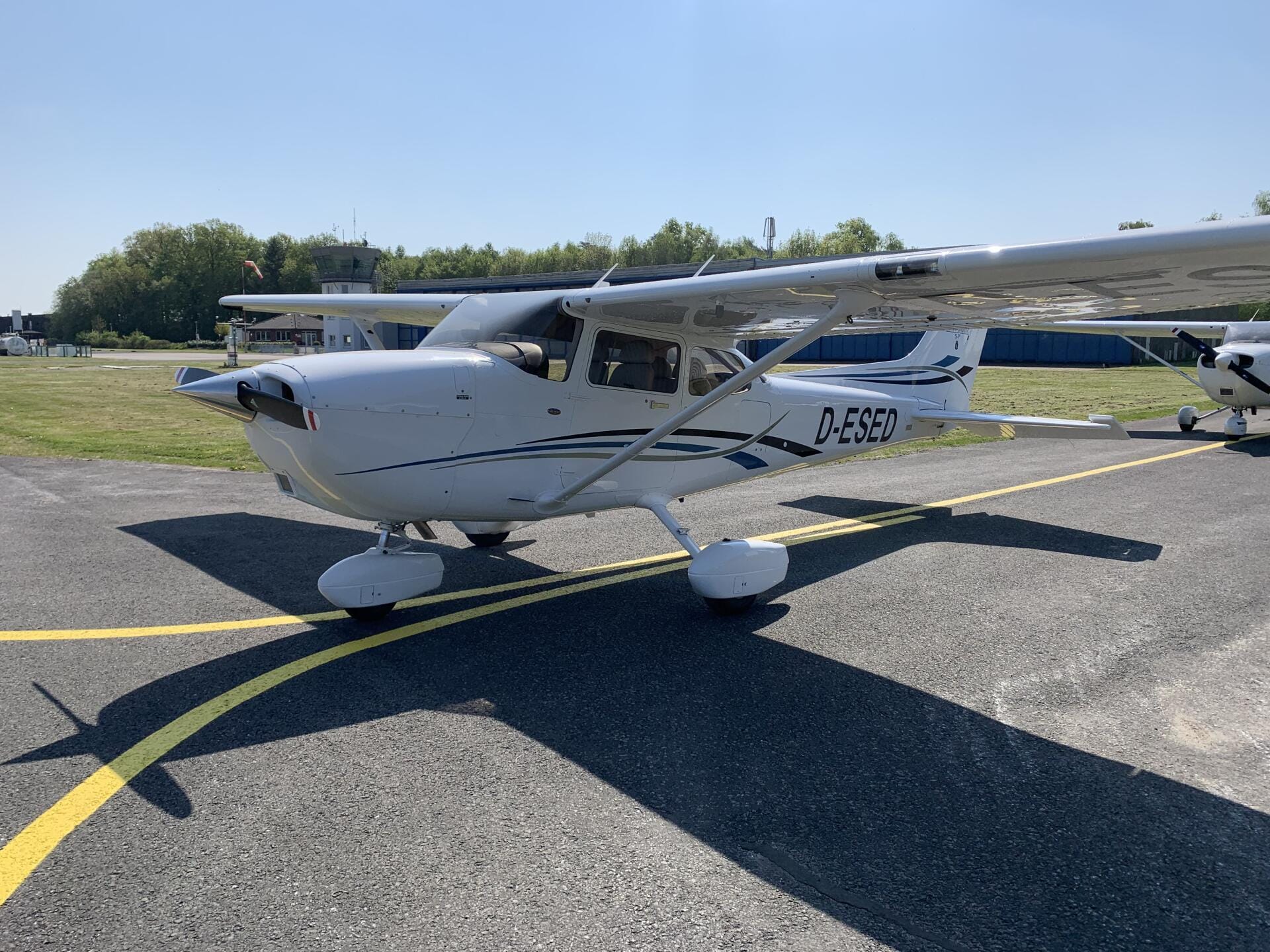 Cessna 172 von vorne