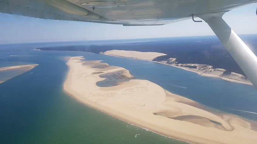 Balade aérienne au-dessus du Bassin d'Arcachon -DR400/120