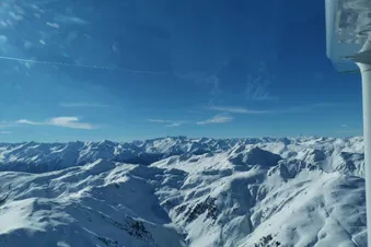 Alpenrundflug von Landshut aus über den Chiemsee