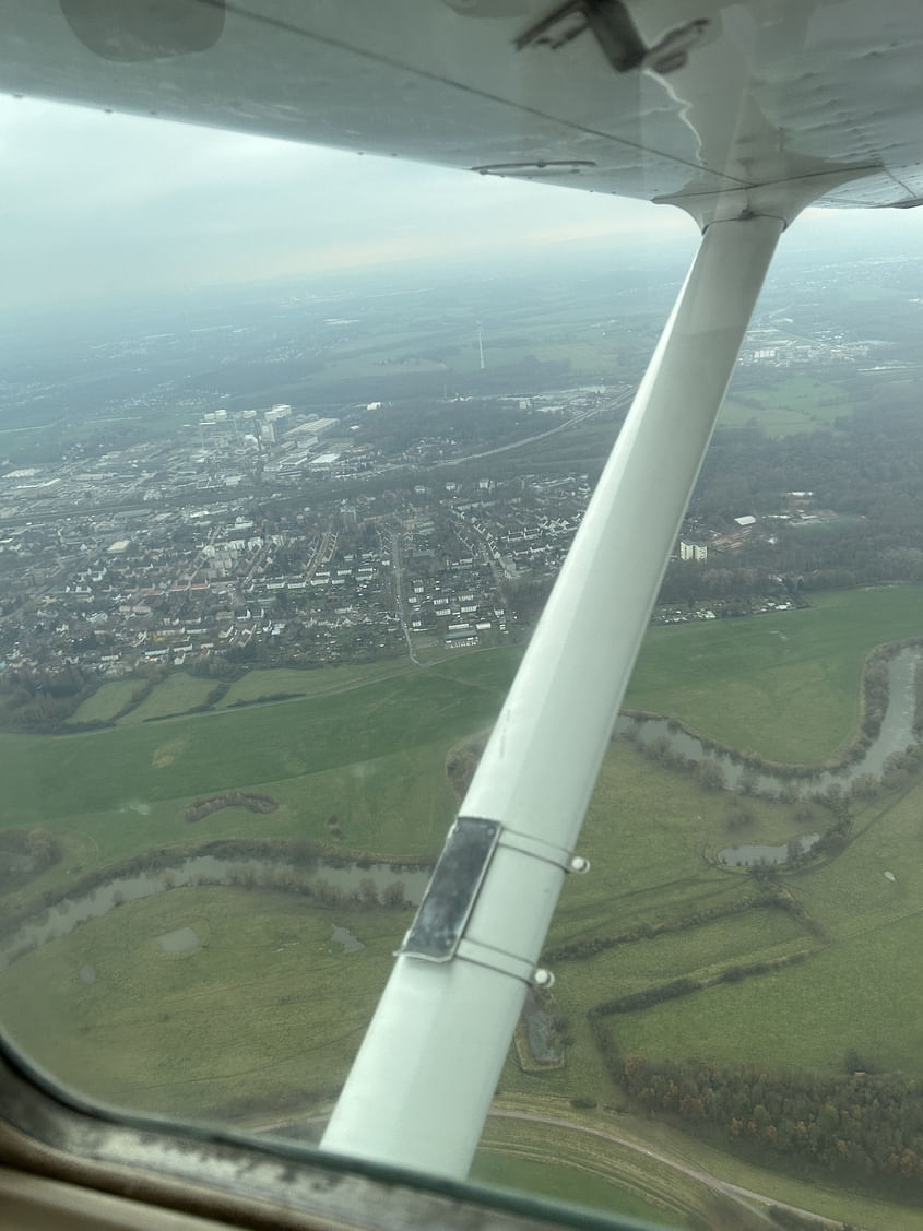 Großer Dreiecksflug - Wunschziele und -Route möglich