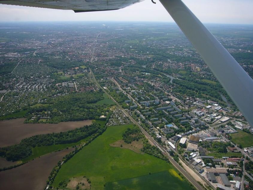 Rundflug rund um Halle