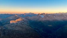 Atemberaubender Blick in die Alpen