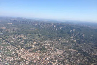 La Camargue vue du ciel