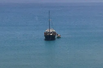Anchored in the middle of nowhere