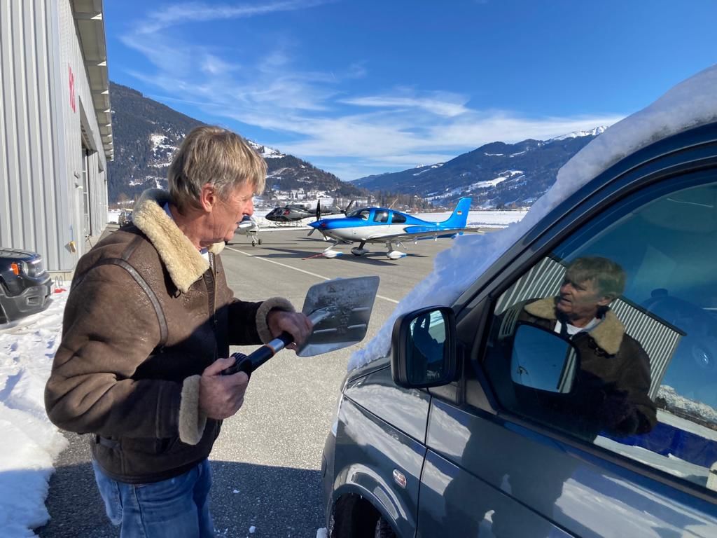 Flug zum schönsten Flugplatz der Alpen