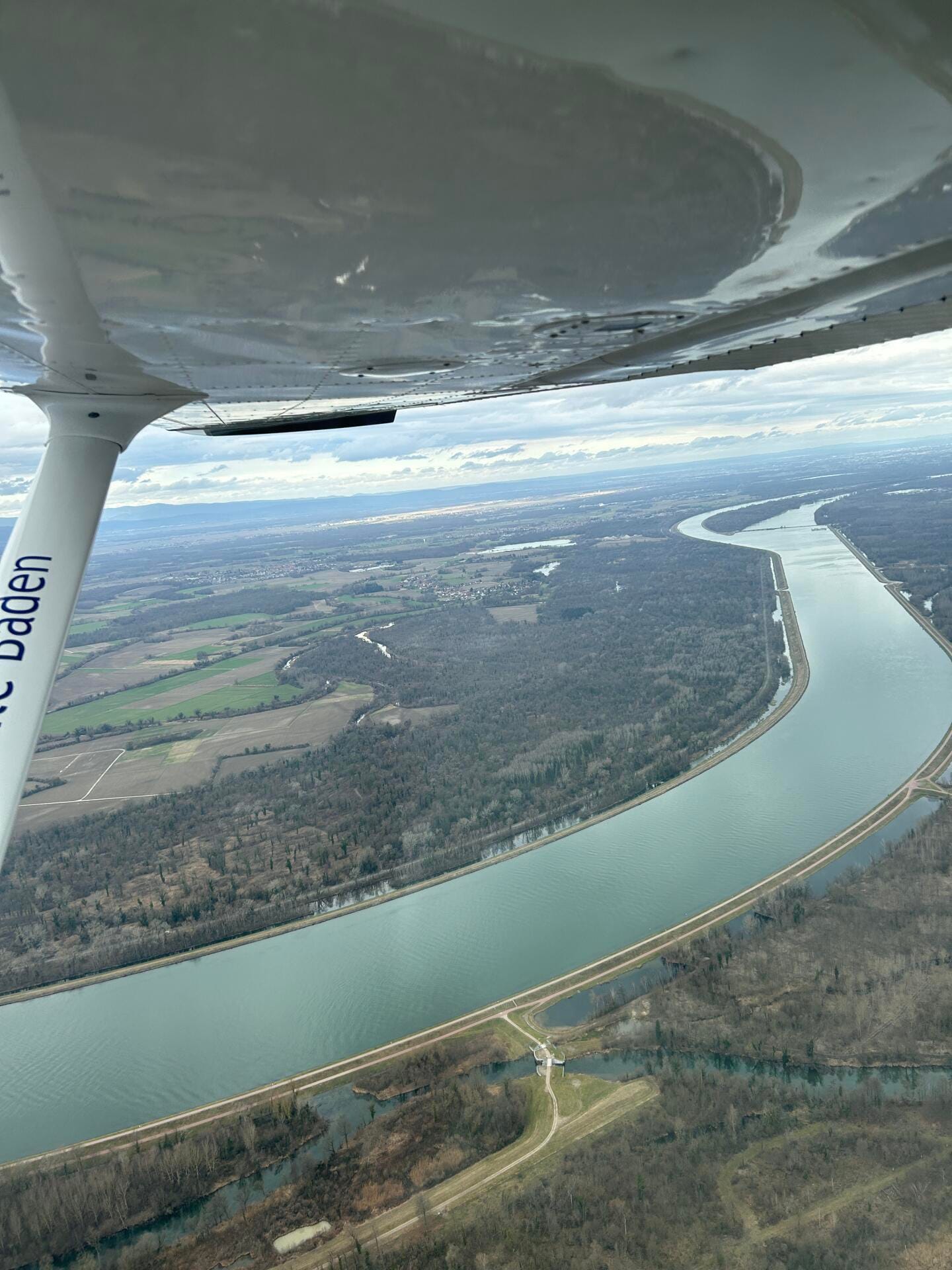 Rundflug über Karlsruhe