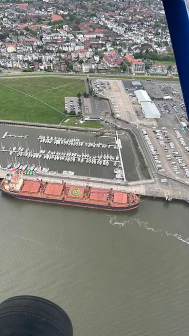 Rundflug Uetersen nach Sylt über Cuxhaven und Helgoland