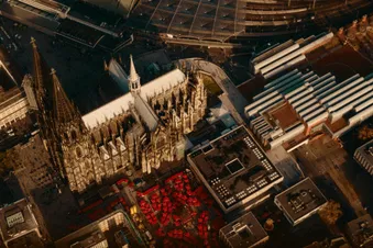 Köln: Kölner Dom und Innenstadt von oben sehen