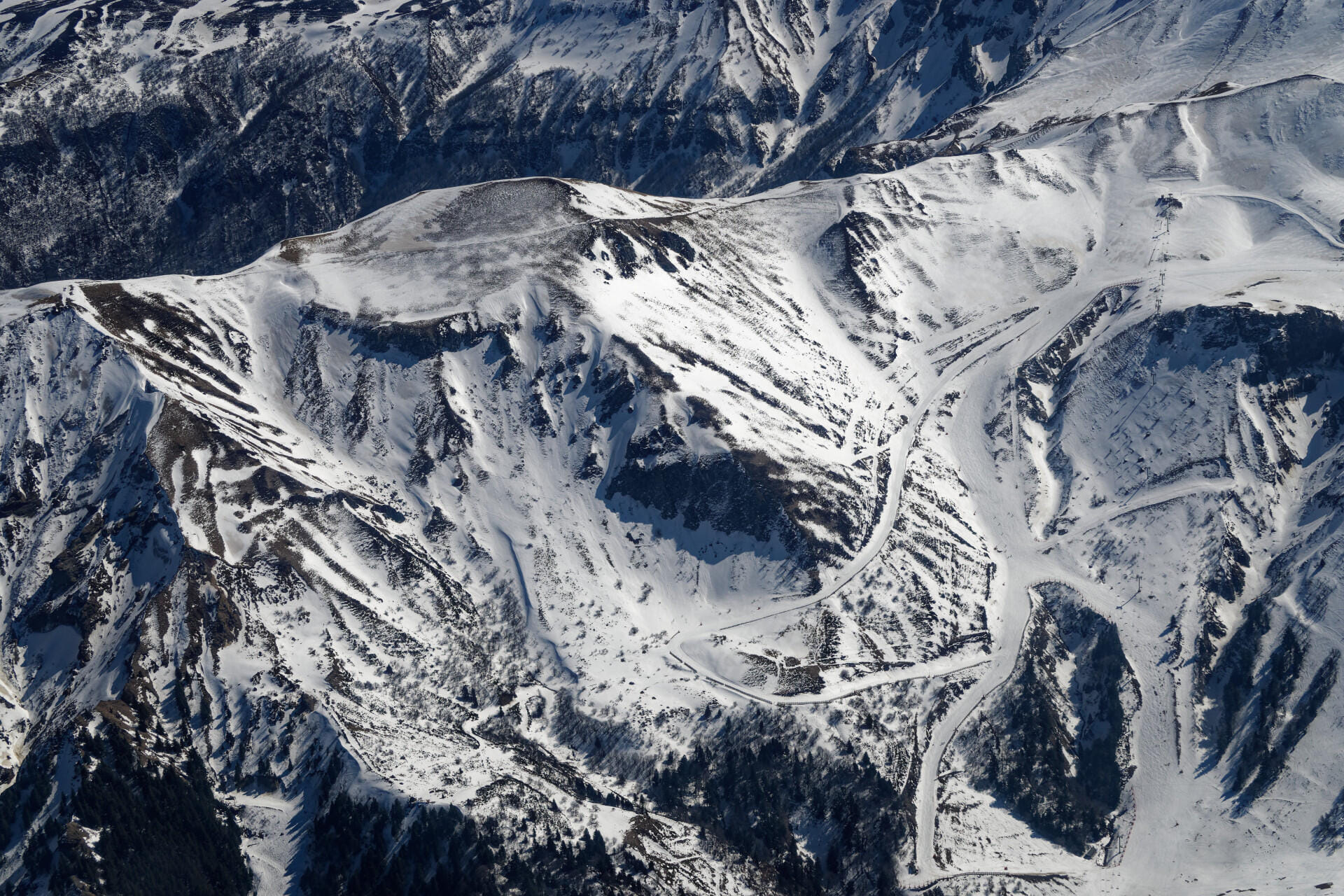 chaine des PUYS et le Sancy