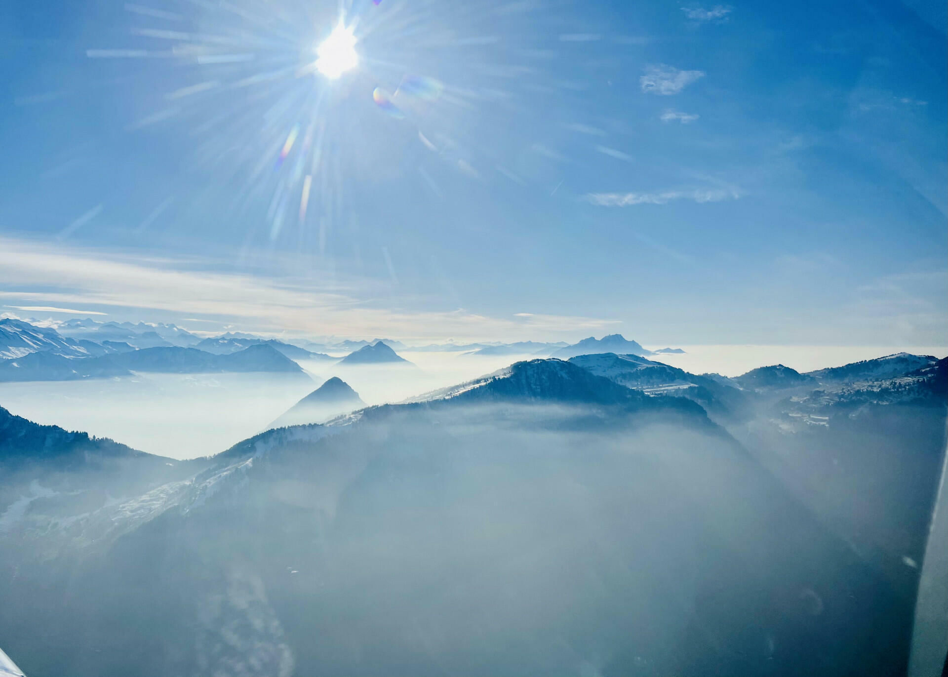 Mystische Stimmung über dem Vierwaldstättersee