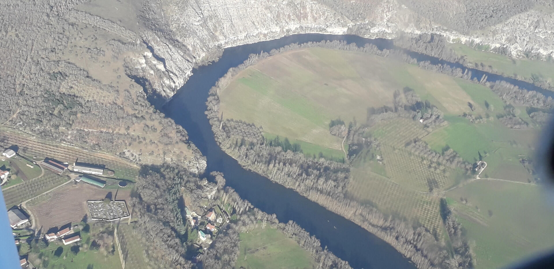 Un méandre de la Dordogne