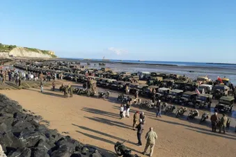 Balade aérienne : Les Plages du Débarquement