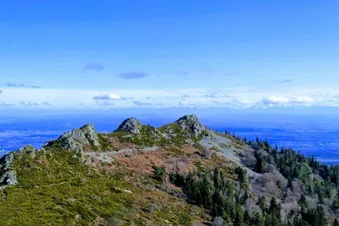 Vol au dessus du Pilat, , barrage de Grangent