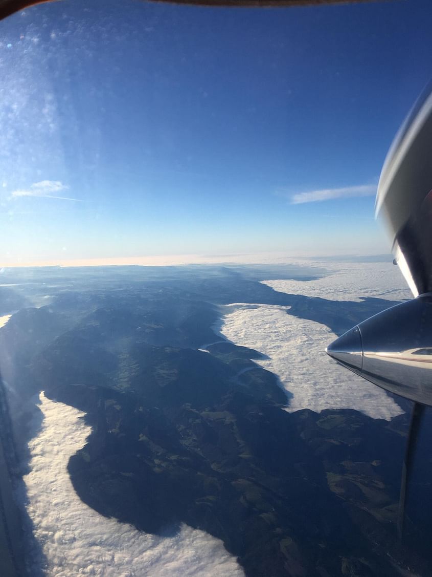 Vol autour du Mont Blanc