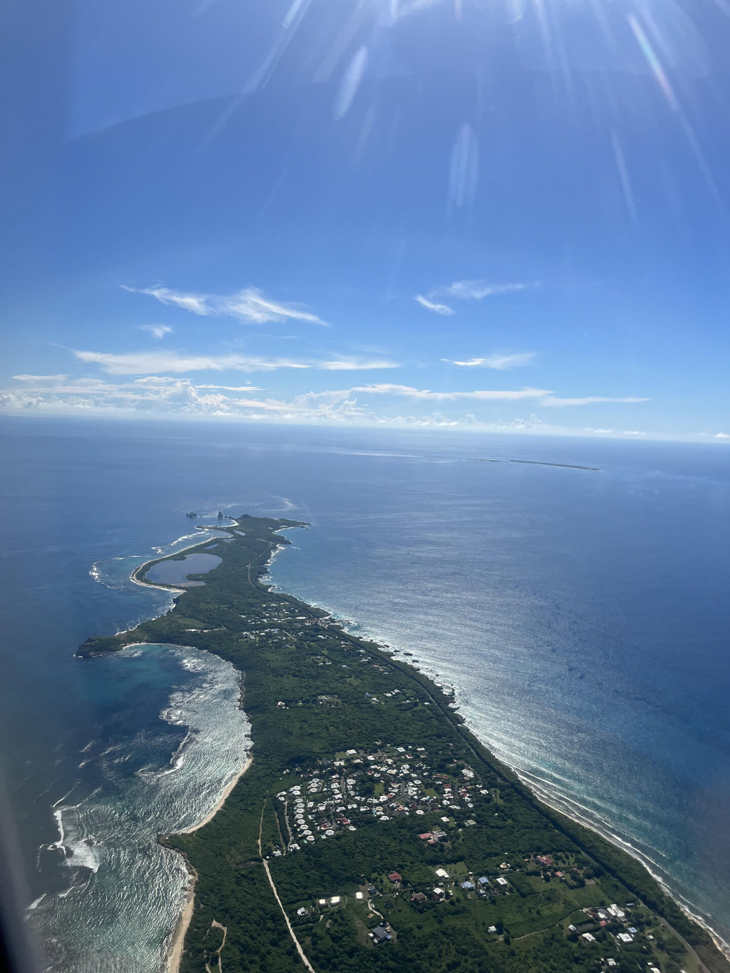 Balade aérienne autour des îles de la Guadeloupe